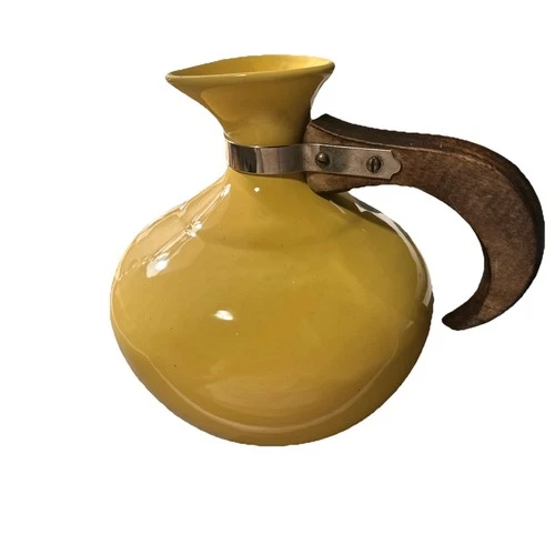 VINTAGE Coffee Pitcher BAUER  Pottery Art Deco 1930's Made in USA