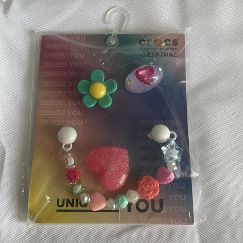 Uniquely You Crocs Jibbitz Dijes Joyería de Moda Paquete de 5 Dijes Niñas Nuevos