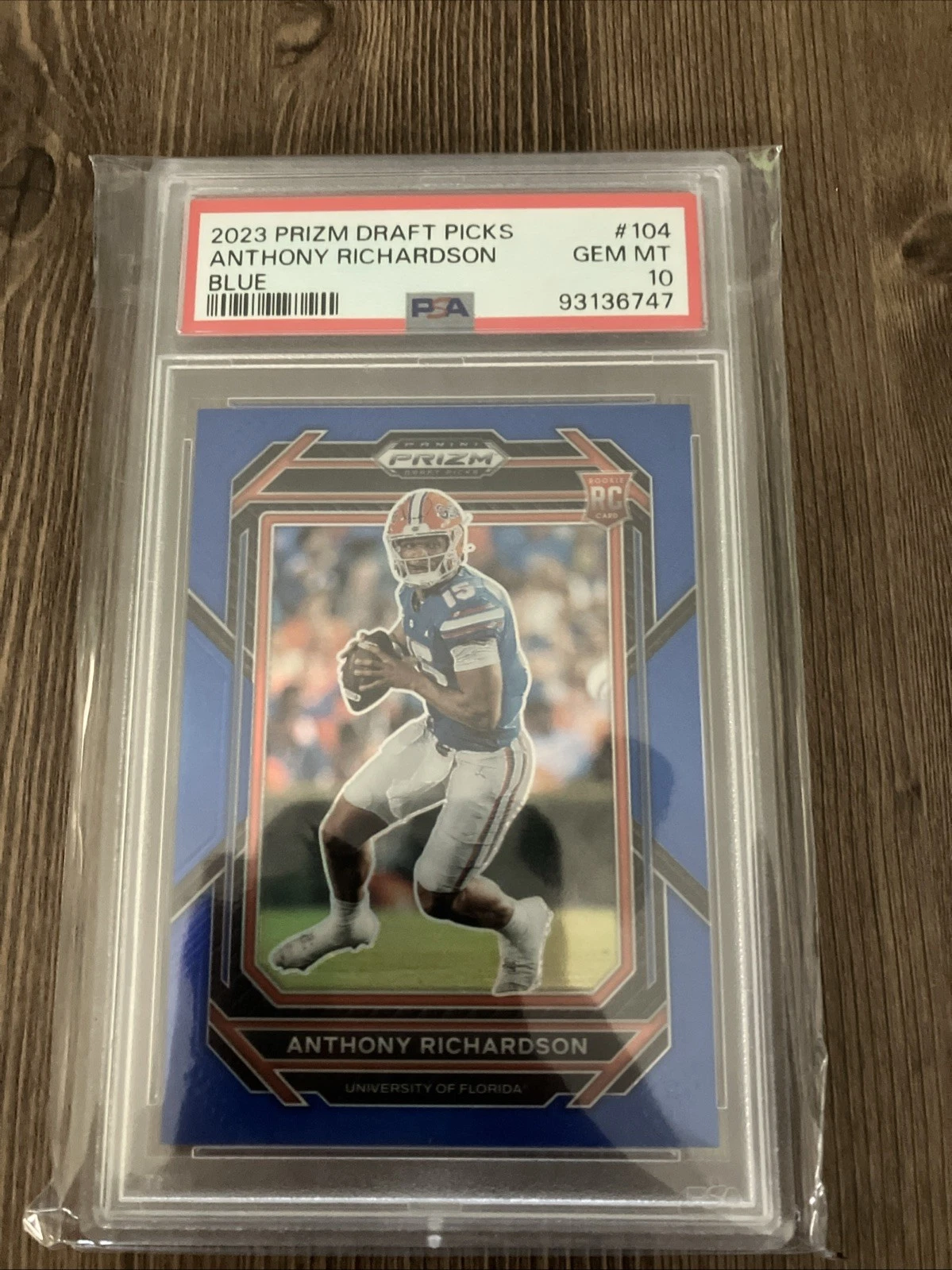 Anthony Richardson Panini Prizm Draft Picks #104 Blue