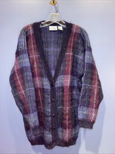 Womens Large Oversized Furry Sweater, Vintage Paul Harris Designs Mohair Blend