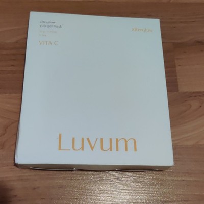 LUVUM Afterglow Yuja Gel Mask Sheet 33g x 5 Count BB 06/2026
