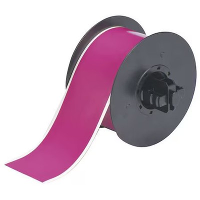 Brady B30c-2250-569-Pl Low-Halide Pipe Tape, Purple, 100 Ft. L,