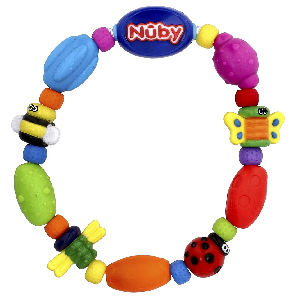 Nuby Soothing Teether Bug-a-Loop 3 Months 1 Soothing Teether BPA-Free - Image 3 of 3