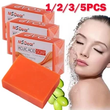 5/3X Kojic Acid Soap Acne Dark Spot Remover Skin Lightening Whitening Face Body
