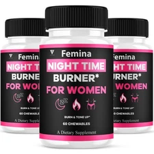 (3 Pack) Femina Night Time Capsules, Femina NightTime Formula (180 Capsules)