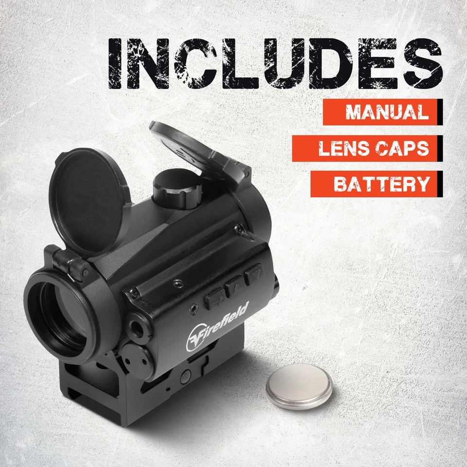 Vista de punto Firefield Impulse 1x22 láser rojo 5 mW clase IIIA óptica de caza Foto 4 de 4