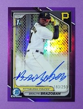 2024 Bowman Chrome | *PURPLE* 1ST AUTO #CPA-BB | BRALYN BRAZOBAN *(#/250)*