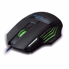 Gaming Mouse 7 Button USB Wired LED Breathing Fire Button 3200 DPI Laptop PC 2