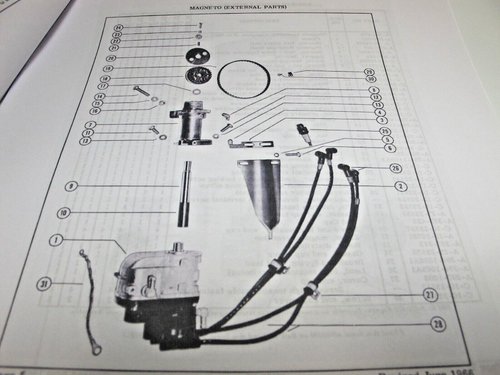 Reproduction Mercury Mark 55 & Mark 55E Parts Catalog REPRINT.. - Picture 3 of 5