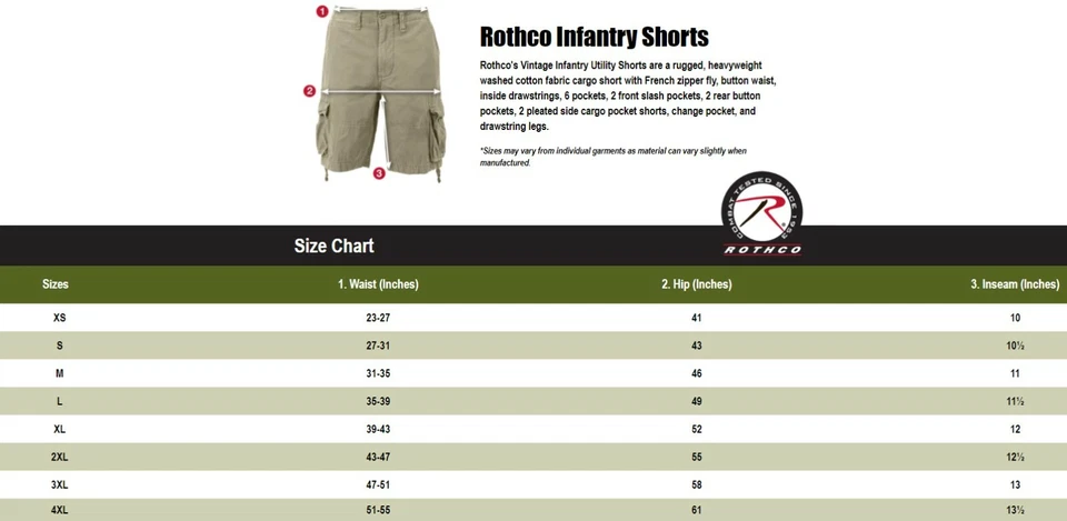 Vintage Infantry Cargo Shorts - Subdued Urban Digital Camo -Relaxed Fit - XS-3XL - Image 4 of 4