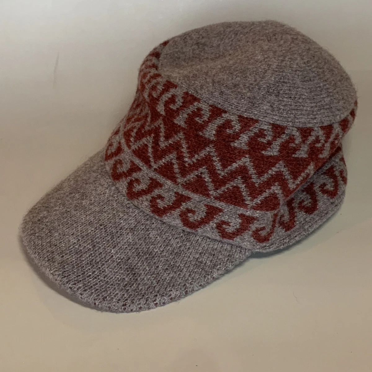 Scala Women\'s Wool Blend Brown Cadet Cap Adjustable Military Style Cadet Cap – 100% Cotton with Hook  main image 2