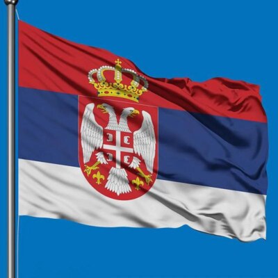 Serbische Flagge 150x90cm Serbien Nationalfahne Serbia Hissflagge