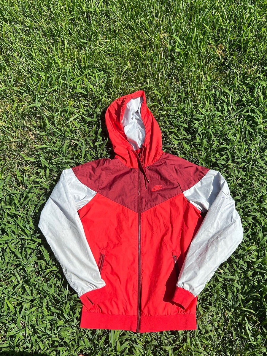 nike sportswear colorblock windrunner hooded jacket