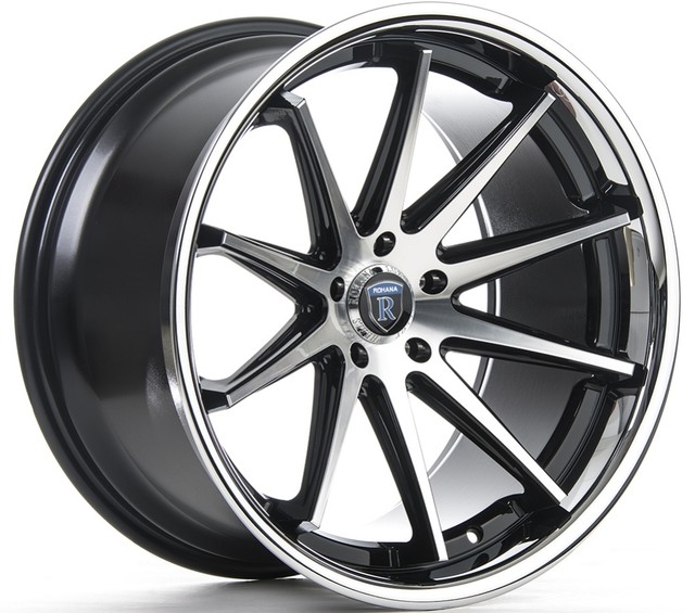 19 inch 19x8.5 Rohana RC10 Black Chrome Lip wheel rim 5x4.5 5x114.3 +35 eBay