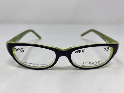 Kool Kids 2535 C2 46-15-130-28 Dark Blue/Green Full Rim Eyeglasses Frame !397
