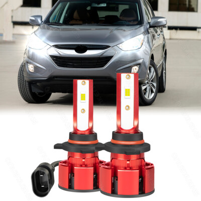 For Hyundai Tucson 2014-2015 LED Headlight Bulbs High&Low Dual Beam 6000K White