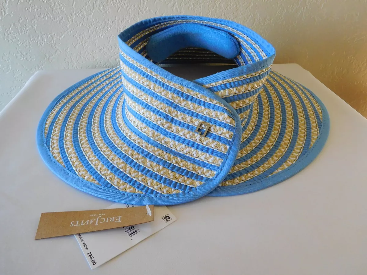 New Eric Javits Brooke Visor Squishee Hat ~Adjustable Blue Mix | eBay New Eric Javits Brooke Visor Squishee Hat ~Adjustable Blue Mix | eBay