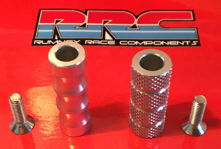 Motorcycle Toe Pegs for Racing Rearsets.Knurled Alloysuits SES,Promach