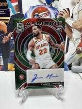 2022 2023 PANINI SPECTRA TYRESE MARTIN AUTO /50 Rookie Rc HAWKS Aspiring AA-TYM