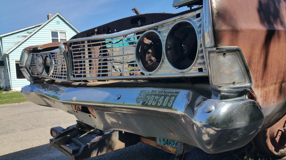 Soportes de parachoques delanteros Galaxie 500 Ford 68 1968 Galaxy XL LTD Foto 4 de 4