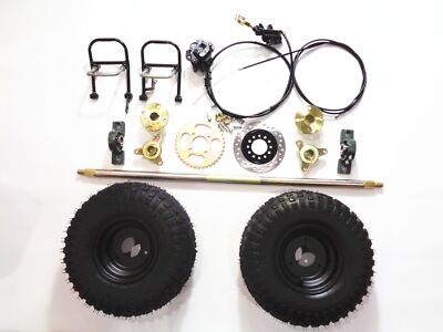 900mm 25mm Axle keyway running full length foot brake foot throttle 6 inch wheel