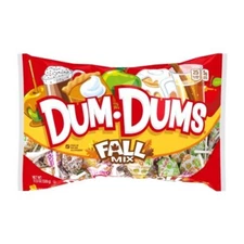 Dum Dum Fall Mix Assorted Flavor Lollipops Hard Candy 11.5 oz Bag Limited