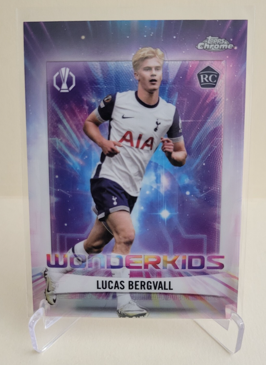 2024-25 TOPPS CHROME UEFA CLUB LUCAS BERGVALL RC WONDERKIDS