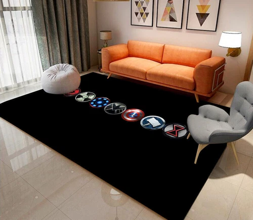 Alfombra 3D Marvel Avengers Spider Man Alfombra Puerta Alfombra Suelo Silla Alfombra-- - Imagen 27 de 47