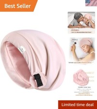 Luxury Satin Lined Sleeping Bonnet - Adjustable Beanie for Healthy Hair Care