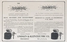 1911 AD(L4)~LINDSLEY & ALLEN ELECTRIC CO. PROV., RI. “SOLOCOIL” SPARK COILS