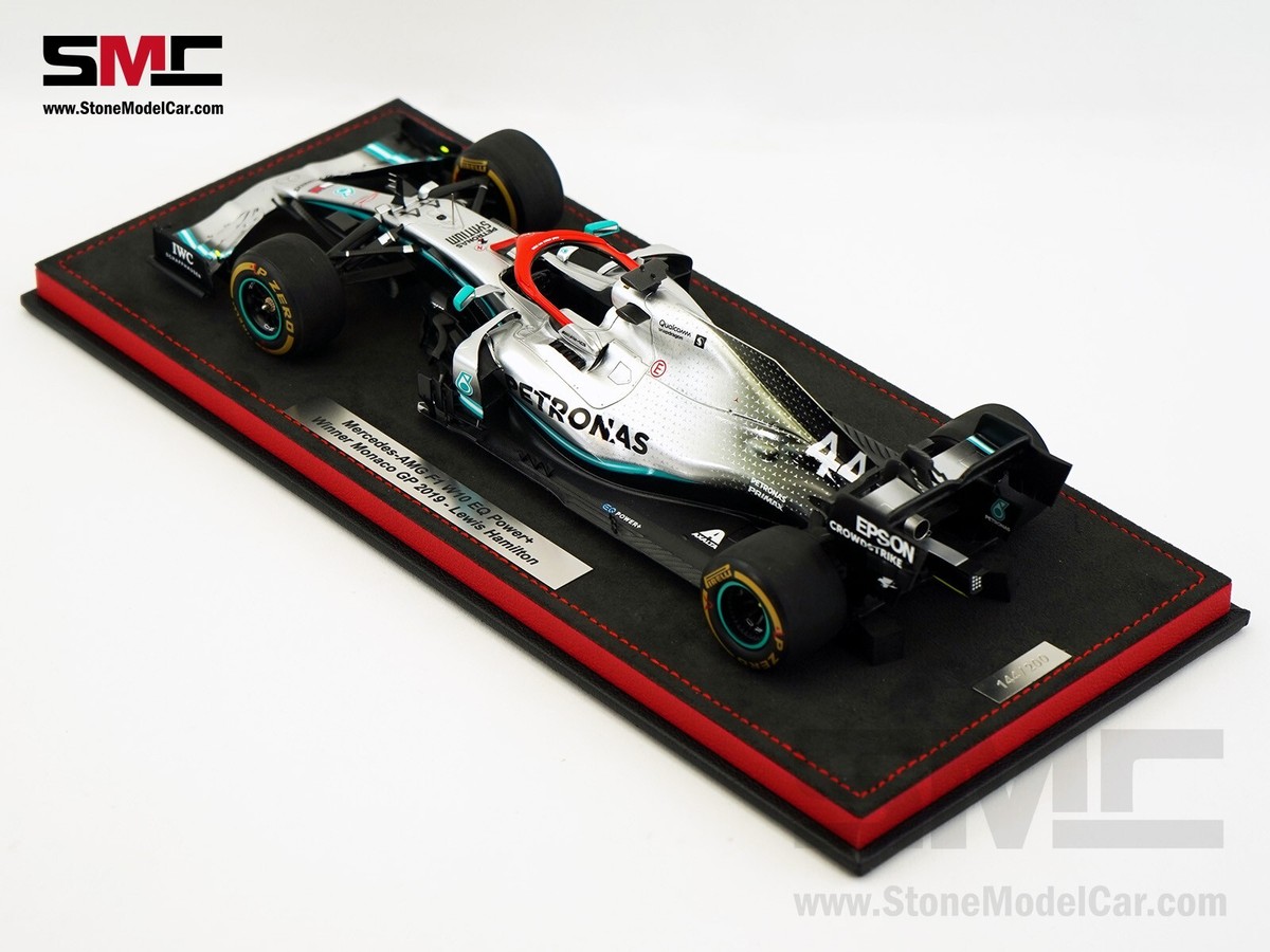Mercedes AMG F1 W10 #44 Lewis Hamilton Monaco GP 2019 6x WDC 1:18