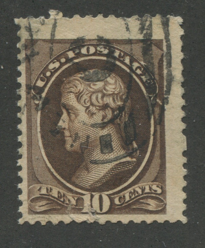 切手10 1882 US Stamp #209b 10c Used F/VF Large Margins Catalogue Value
