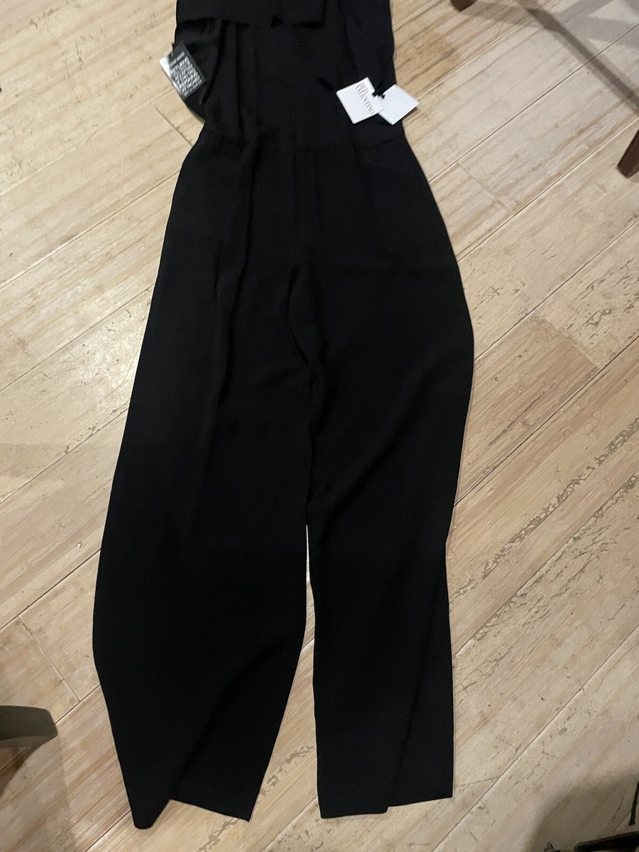 RED Valentino Spa Size 44 Long Jumpsuit Black | eBay