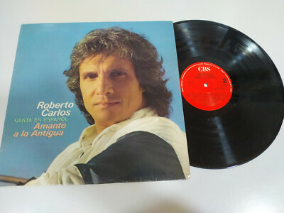Roberto Carlos Canta en Español Amante a la Antigua 1981 LP Vinilo 12'' VG/VG