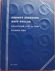 1937 - 1947 Liberty Walking Half Dollar Collection Book 30 Coins