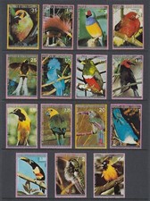 Equatorial Guinea - 15 Bird Stamps (WSB-086)