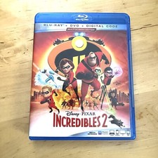 Incredibles 2 Blu-ray  DVD  Digital Disney PIXAR Movie Children Comedy