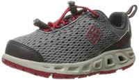 Columbia Kids Childrens Drainmaker Iii Water Shoe, Grey Ash/mountain Red, 9 M Us Columbia Kids Childrens Drainmaker Iii Water Shoe, Grey Ash/mountain Red, 9 M Us