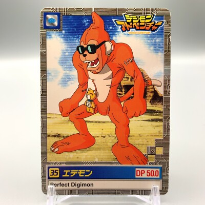 etemon digimon card Etemon Digimon Adventure Trading Card TCG No.35 Bandai Anime Japanese bb918