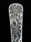 Ornate Towle 1885 Art Nouveau Repousse Floral Sterling Silver Tea spoon
