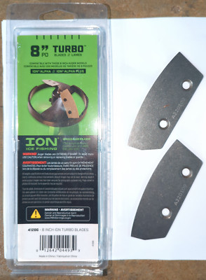 Ion 41286 8-inch Ice Fishing Turbo Auger Blades