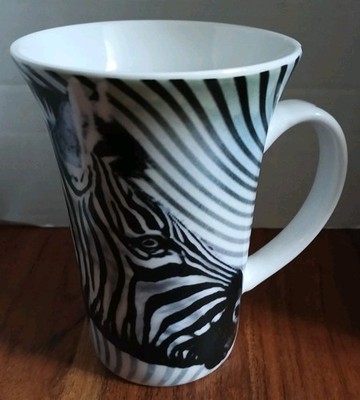 Paul Cardew Wild Cafe Zebra Porcelain Coffee Mug