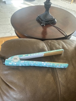 Ultra CHI Pink Spots 1'' Flat Iron Temp Control Ulta Exclusive Hair Straightener