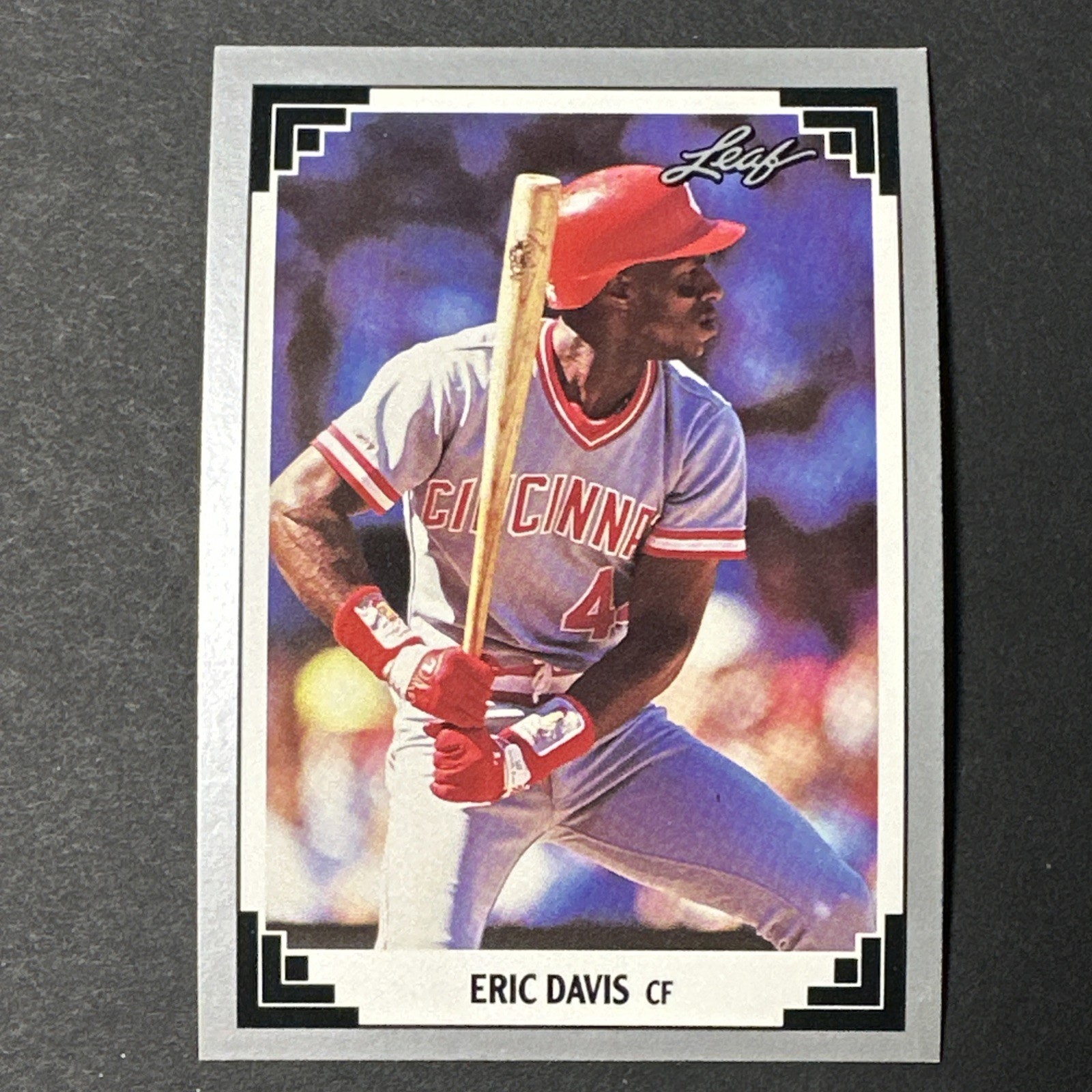 1991 Leaf Eric Davis Cincinnati Reds #37