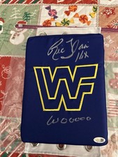 Ric Flair NatureBoy Signed Autographed WWF Wrestling Turnbuckle JSA Witnessed