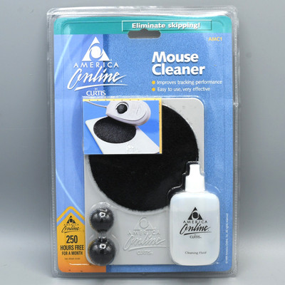 AOL Mouse Cleaner 1999 American Online Retro Tech Internet Advertising Y2K