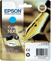 Epson C13T16324012 Epson Tinte N.16XL FüR Epson Workforce 2010/2510, Cyan, Xl