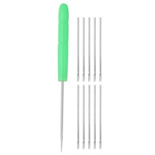 Doll Hair Rooting Kit, 0.6mm Rerooting Needles, Green