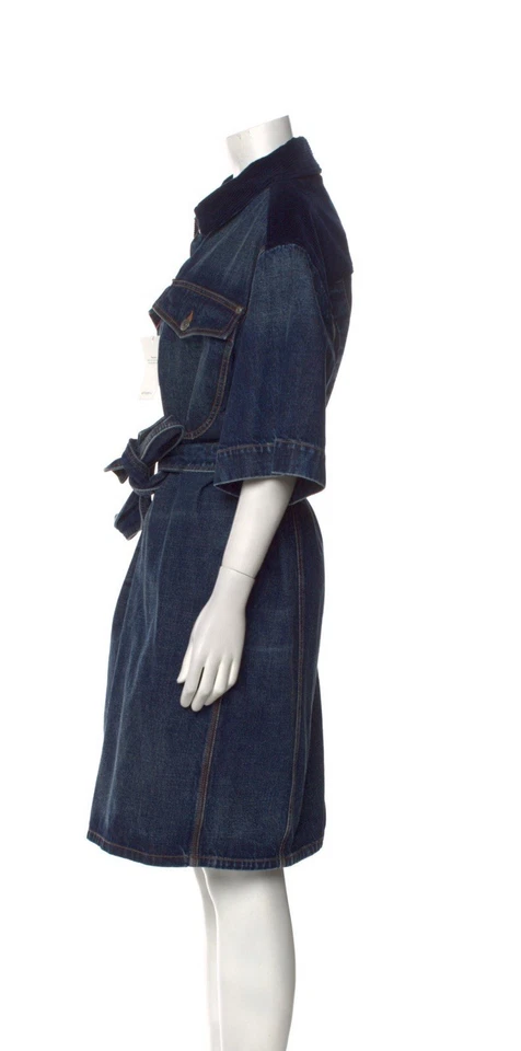 Vestido vaquero Stella McCartney nuevo con etiquetas hasta la rodilla talla grande Foto 3 de 4