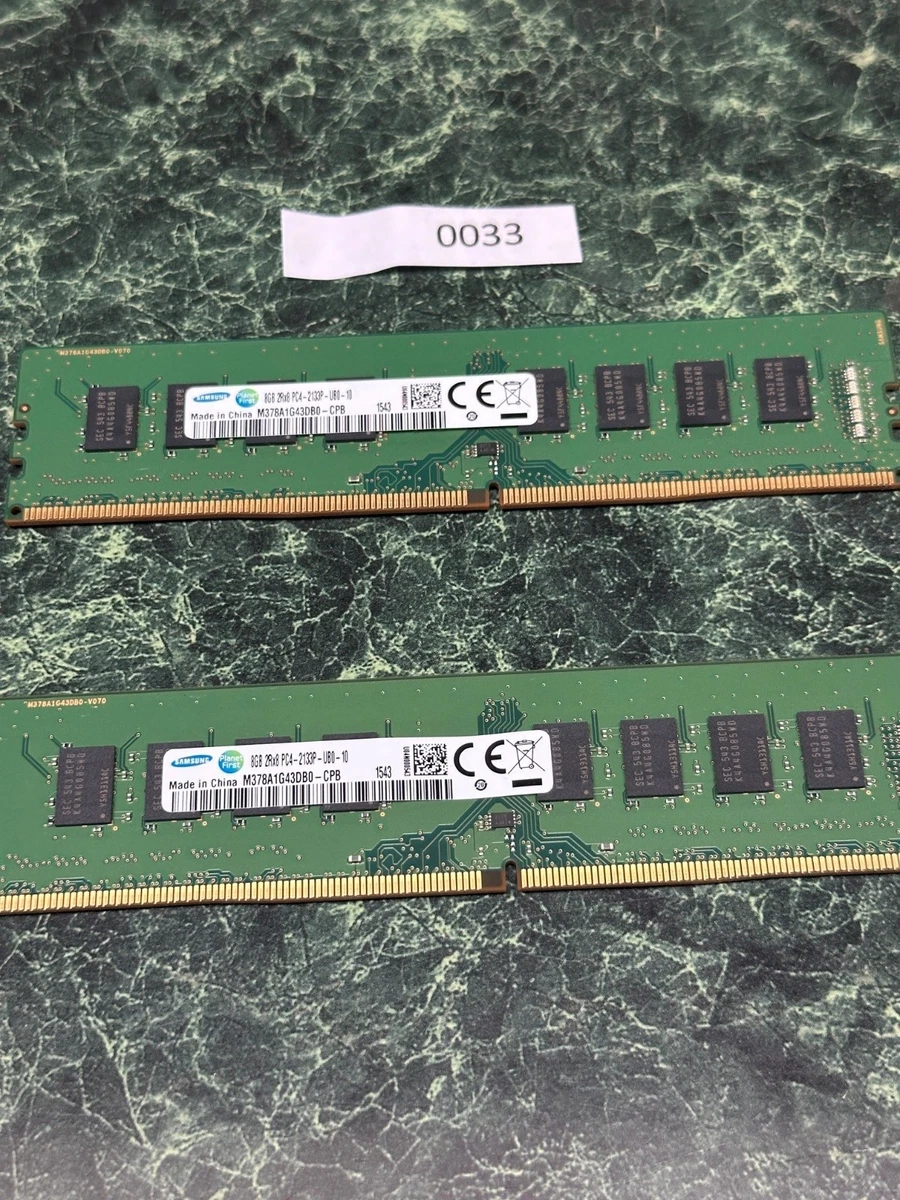 Samsung PC4-17000 (DDR4-2133) Bus Speed Computer RAM 16 GB Total